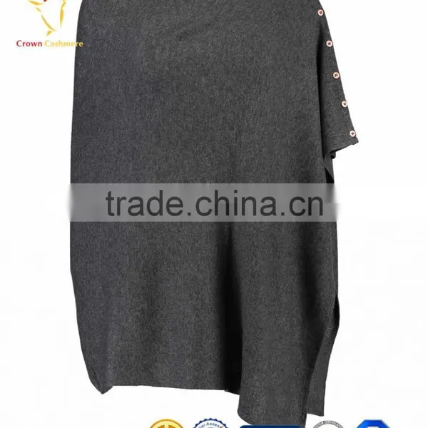 Colors Bottom Design Womens Knitted Wool Capes and Ponchos photo-5