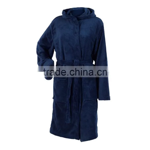 100% Cotton Terry Hooded Bathrobe for Women photo-5