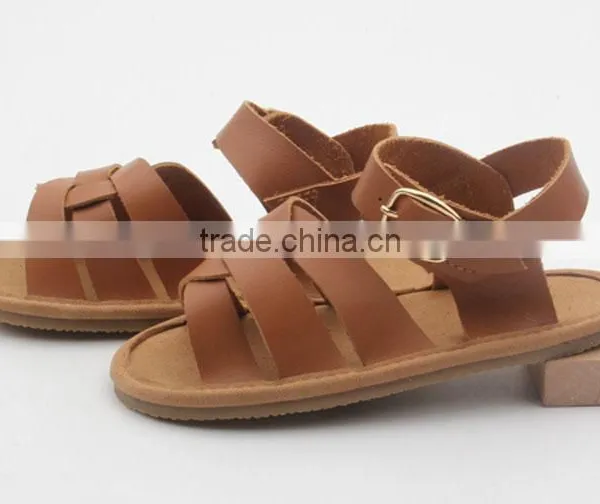2017 Handmade Lovely Rubber Soles Shoes Wholesale Kids Sandals China photo-6