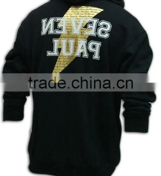 Great Workmanship Screen Print Classic Men Leisure Zipper Sweatshirt photo-3