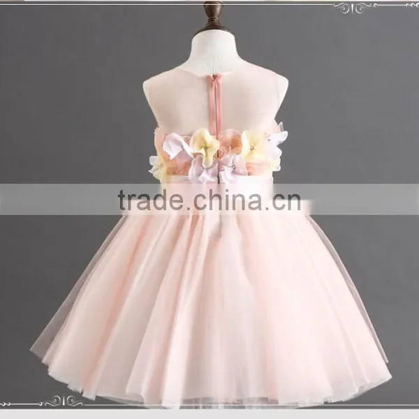 2016 New Blue Princess Dress For Little Girl Adorable Girl Party Dress Cute Kids Wear GD90427-9 photo-4