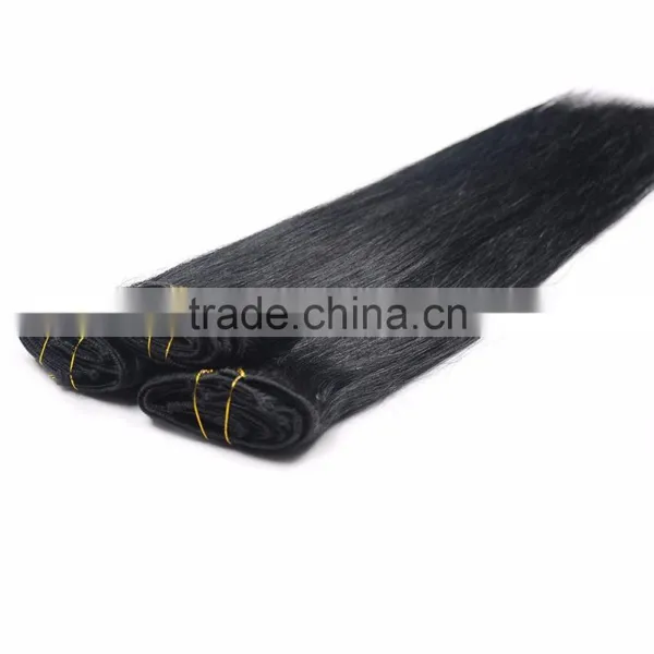 100% Remy Keratin Clip in Hair Extension, Pre Bonded Hair Extensons photo-3