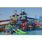 Pirate Style Water Playground Equipments With Fiberglass Water Slide and Water Toys