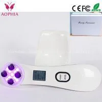 Home Use Portable RF/EMS and 6 Colors LED Light Therapy Beauty Machine