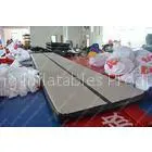 Customized 0.5mm PVC Tarpaulin / DWF Inflatable Tumble Floor Trampoline