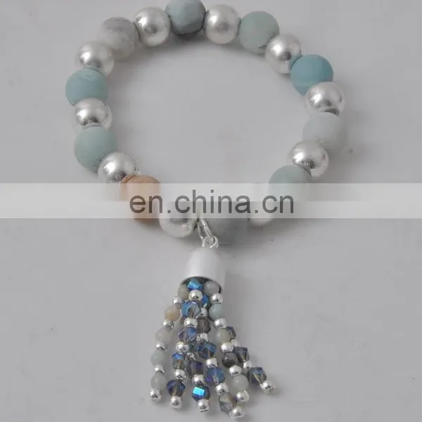 Bead Tassel Bracelet Gemstone Bracelet