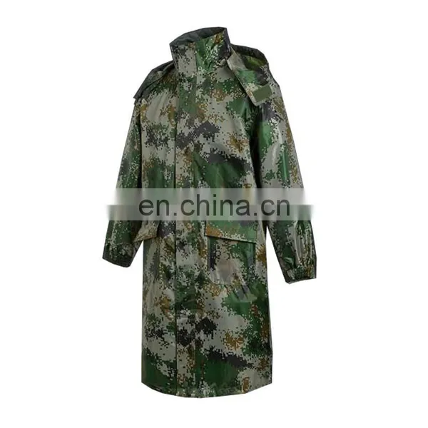Wholesale Motorcycle Raincoat pe Pvc Waterproof Fabric Camouflage Rainsuit photo-3