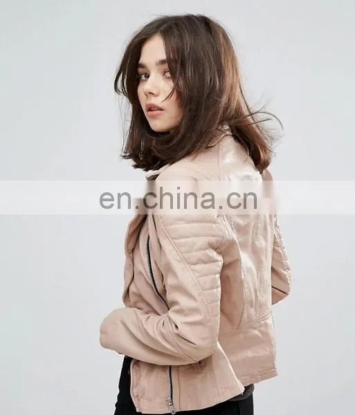 Latest New Design Women PU Winter Jackets photo-3