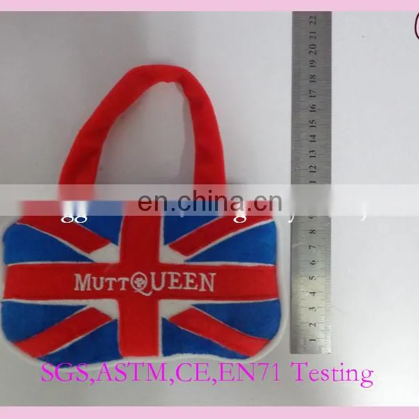 Lovely Plush Pet Toys Plush Bag Design