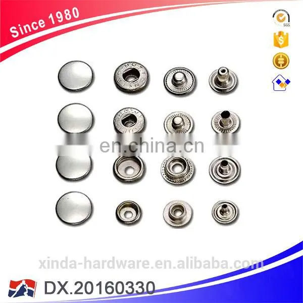 Brass Plain Snap Button Press on Garments photo-5