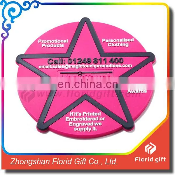 Wholesale Tea Cup Silicone Rubber Pvc Coaster With Cheap Price photo-2