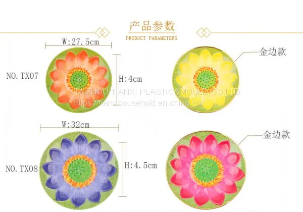 Factory Direct Wholesale Sunflower Plastic Plates photo-5