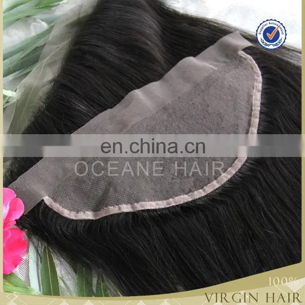 Wholesale Virgin Brazilain Hair Brazilian Lace Front Closure 4x13 120 Density photo-3