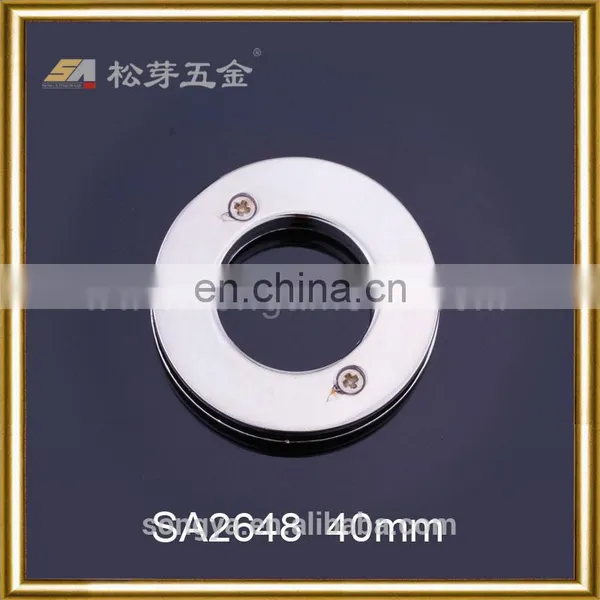 High Quality New Design Metal Ladies Decorative Shoe O-Ring, Nickle Plated Decorative O-Ring photo-2
