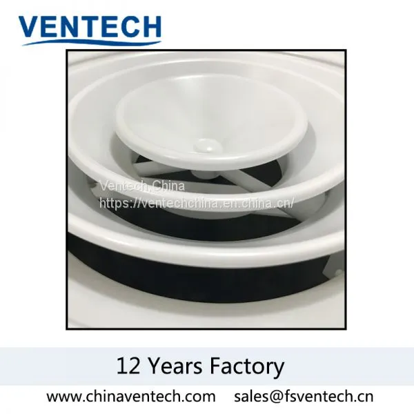 Movable Core Air Diffuser Aluminum Round Diffuser Circular Diffuser photo-2