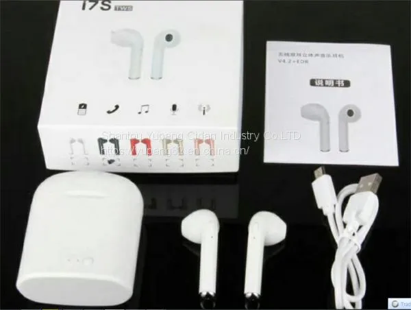 Noise Cancelling Headset Wireless Bluetooth Headphone Wireless Stereo Earphones Headphone 2018 Tws I7s With Charging Box Mini Sport Bt Earbuds photo-2