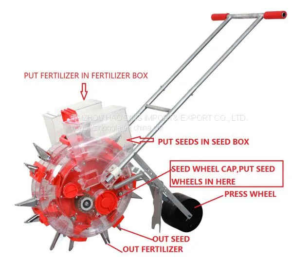 Agricultural Seeding Machine With Fertilizer Machine