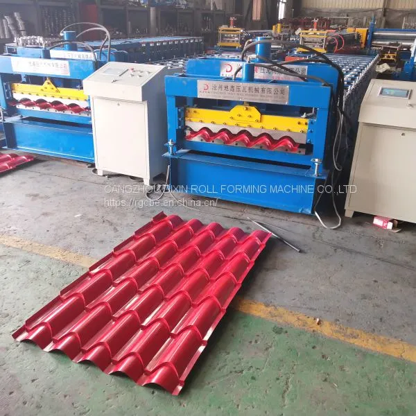 Kenya Hot Design 660mm Color Steel Glazed Tile Roll Forming Machine photo-5