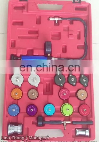 DT-A3309 Cooling System&Radiator Cap Pressure Tester(21pcs) photo-3