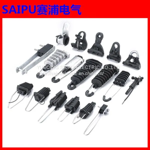 Tension Clamp Insulation Fittings ABC Line Electric Accessories Suspension Clamp / Anchoring Clamp Series
