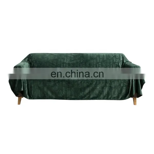 Wholesales Reversible Sofa Furniture Protector Grey Colors Soft Plush Couch Cover photo-2