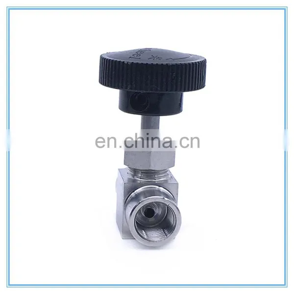1/8" 1/4" 3/8" 1/2" BSP Equal Female Thread SS 304 Stainless Steel Flow Control Shut off Needle Valve photo-4