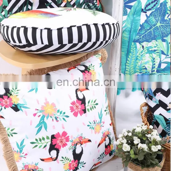 Wholesale Designs Decorative Travel Custom Ramage Animals Different Shapes Digital Print Cushion for Outdoor Decoration photo-4