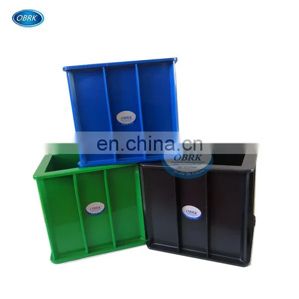Blue Black Green Color Plastic Concrete Cube Test Moulds photo-4