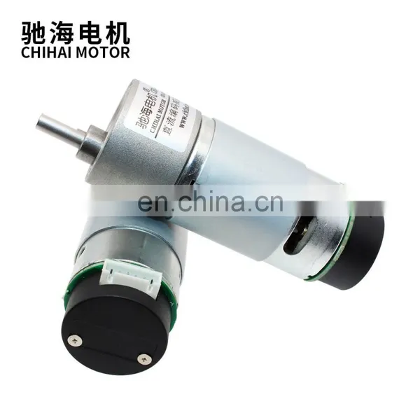 ChiHai Motor CHR-GM37-550ABHL 37mm Eccentric Shaft Output High Torque Gear Reducer Gearbox With 17PPR Encoder Motor for DIY photo-4