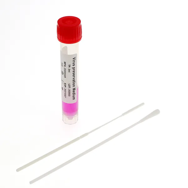 VTM & UTM Sampling Kit with Nasopharyngeal Throat Swab