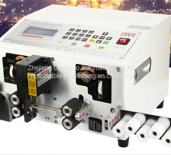 15AWG to 4/0 AWG Automatic Computer Wire Stripping Machine WKS-670 1.5 to 100mm Wire Cutting Stripping Machine photo-2