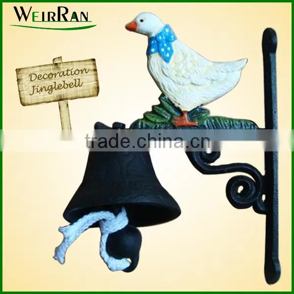 (1063) Wrought Iron Decorative Jingle Bell Metal Artware Animal Welcome Doorbell photo-4
