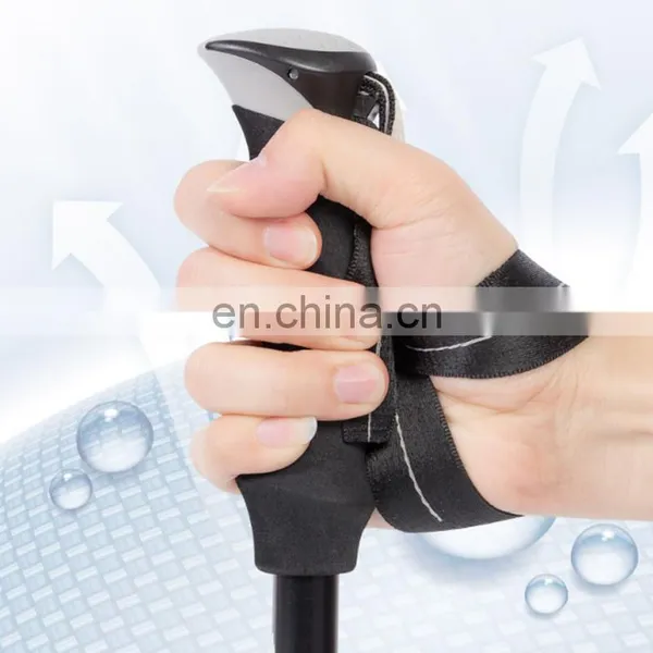 Aluminum Alloy Folding Stick Ultra Light Mountaineering Cane Telescopic Trekking Poles Walking Stand Climbing Camping Cane photo-5