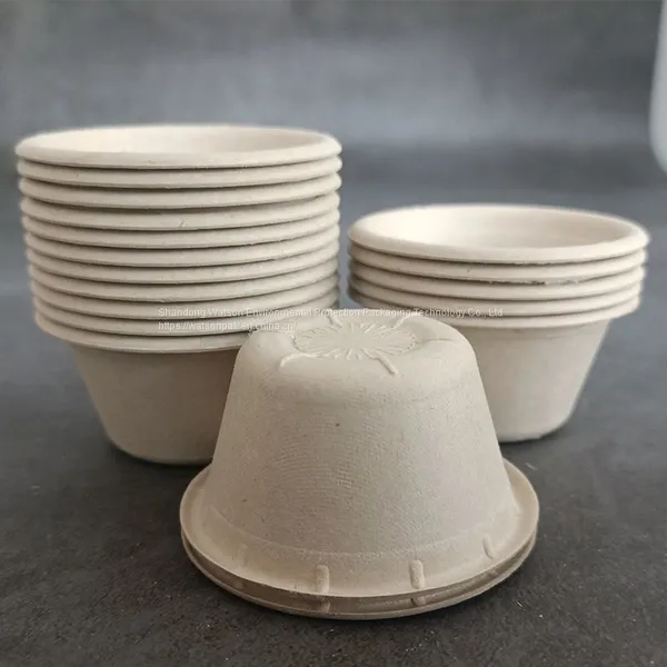 2oz 50ml Biodegradable Compostable Disposable Sugarcane Bagasse Party Supplier Paper Cup photo-2