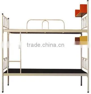 (DL-B1) Factory Price Cheap Durable School Furniture Dormitory/ Army/ Home Metal Bunk Bed For Adult With Stair photo-3