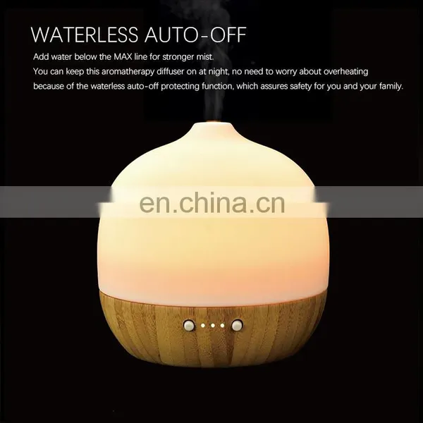 Premium Essential Oil Diffuser Natural Home Fragrance Diffuser With 4 Light Mode Changing Light and Easy to Use photo-3