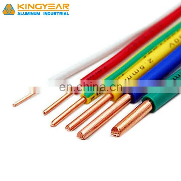 Hot Selling Single Core Strand Copper Solid Conductor Wire 2.5 1.5 Sq Mm Electrical Wire photo-5