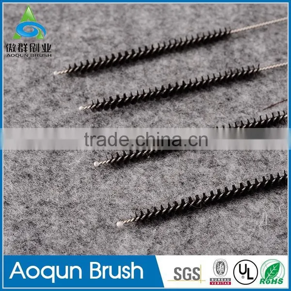 Pure Straw Cleaner Brush, BPA Free Stainless Steel With Black Nylon Bristle Tip, Straws Cleaner photo-2