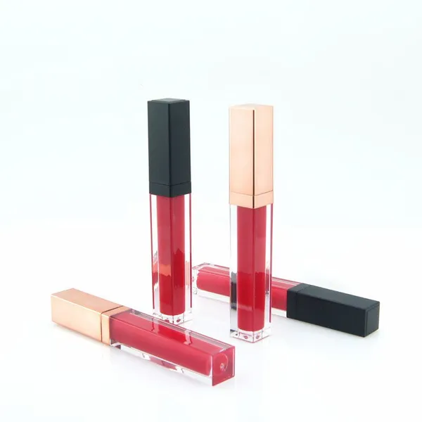 MOQ 100pcs Custom Private Logo Paper Box Lipgloss Container Packaging Empty Custom Lip Gloss Tube Wtih Wand photo-2