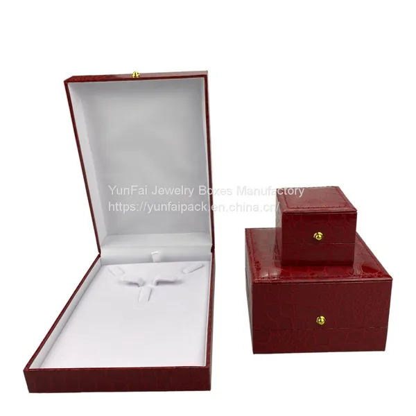 CROCODILE LEATHER PU CLASSIC JEWELRY BOX photo-3