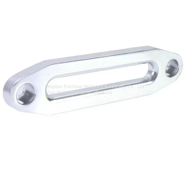 Outdoor Off-road Vehicle Silver Nylon Winch Aluminum Alloy Rope Guide Rope Stopper Accessories Winch Rope Exit Rope Mouth
