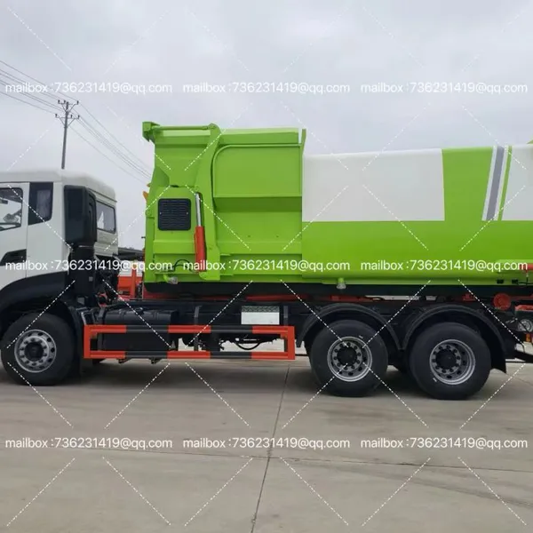 Hook Arm Garbage Truck photo-3