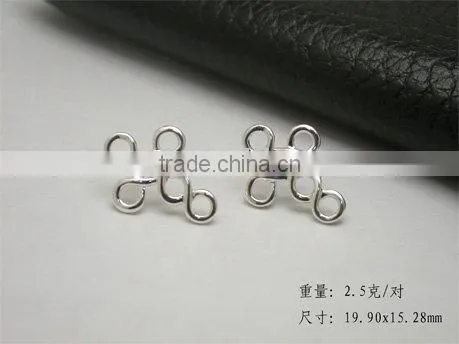silver stud earings, cross stud earrings