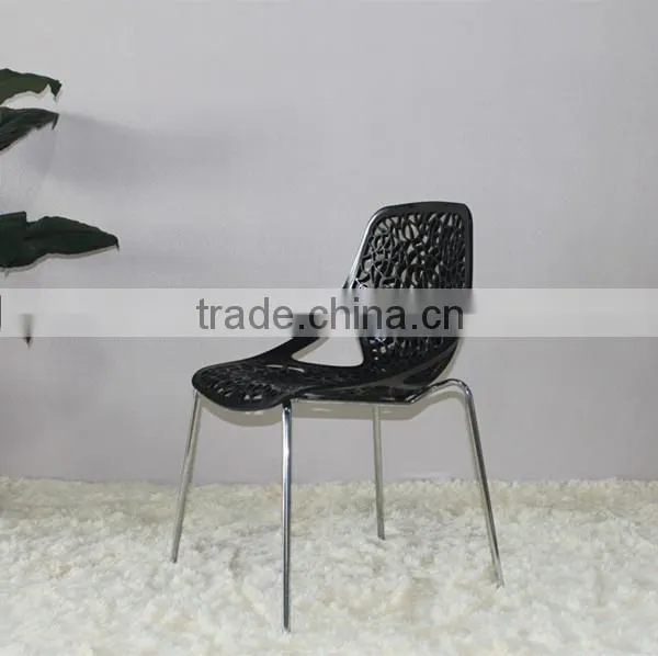 Japanese Restaurant Furniture Lovie Side Chair ABS Plastic Chair photo-3