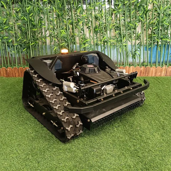 Radio Controlled Lawn Mower for Sale, China Remote Controlled Lawn Mower Price, Rechargeable Brush Cutter for Sale photo-2