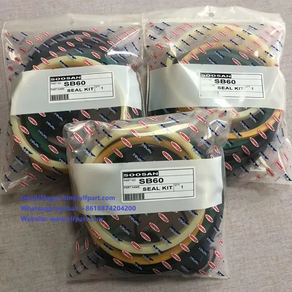 Soosan Hydraulic Breaker Hammer Chisel Oil Seal Kit SB157,SQ60,SQ70,SQ80,SQ100,SQ120,SQ130,SQ140,SQ150,SQ180,SU+55,SU+85,SU+105