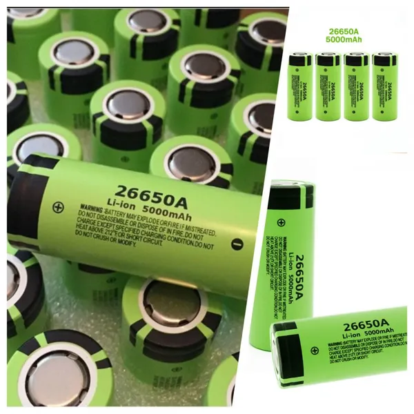 Melasta 3.6V NCR26650A 5000mAh Batteries Cell Rechargeable Li-ion Cell