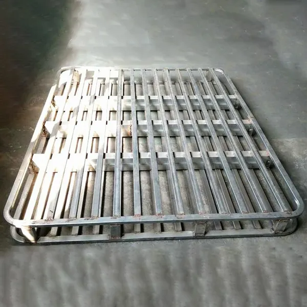 Custom Heavy Duty Galvanized Steel Pallet for Forklift and Warehouse Storage photo-4