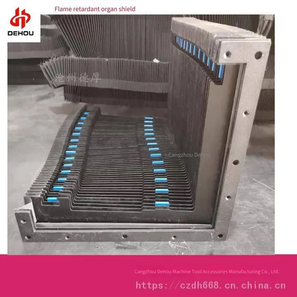 Flexible Organ-type Protective Cover for Machine Tool Guide Rails, Laser Flame-retardant and Fireproof Dust-proof Folding Cloth photo-4