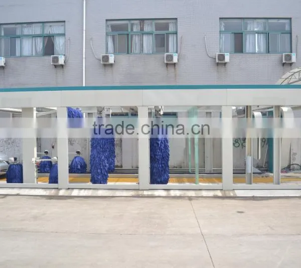 Tunnel Car Wash 9Brushes PE-T9 40000USD Automatic Up Down Drying System photo-2